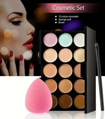 Contour & Concealer Palette 15 Farben   Highlight, Abdecken, Make-up