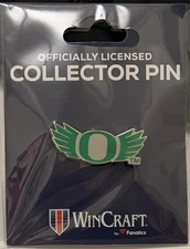OREGON DUCKS DUCK WINGS LAPEL COLLECTOR PIN NEW WINCRAFT