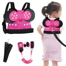 Toddler Leash for 1-5 Years, Baby Safety Harness for Girls with Anti-Lost Key...