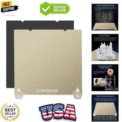 Ender 3 V3 KE PEI Spring Steel 235x235mm, Texture PEI Sheet Magnetic Flexible...