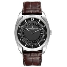 Vacheron Constantin Quai De L'ile Date Steel Mens Watch 4500S Box Card 2