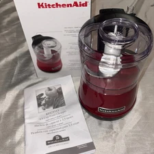 3.5 Cup Food Chopper - Empire Red  New 2 Speed One Touch Operation Processor