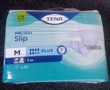 TENA Slip Plus - Medium - Pack of 30 - Incontinence Slips - Pro Skin