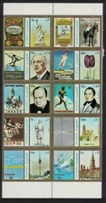 Churchill De Gaulle Olympic Games 10v Fujeira 1972 MNH MI#1040=1059