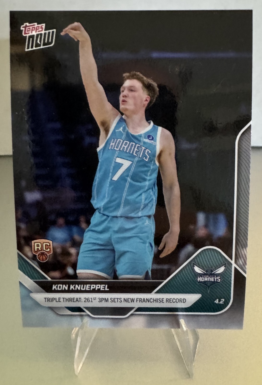 Kon Knueppel #239 (Rookie) - 2026 Topps Now - Hornets