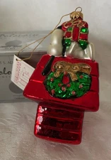 Kurt S Adler POLONAISE Collection by Komozja - SNOOPY & DOG HOUSE - AP 879