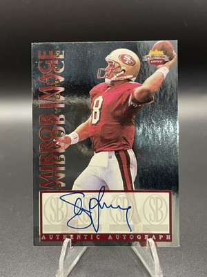 1997 The Score Board Playbook Mirror Image Steve Young Autograph 4 Of 7 #258/360