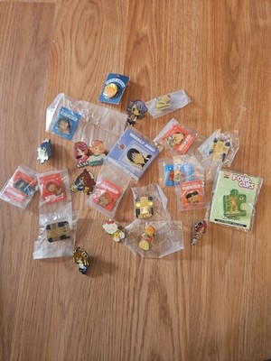 Vintage anime pin lot 23 Saint Tail one piece Naruto sanrio hello kitty enamel