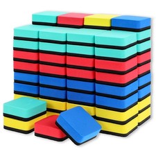 72 Pack Dry Erase Eraser, Magnetic Whiteboard Eraser Bulk, Small White Board ...