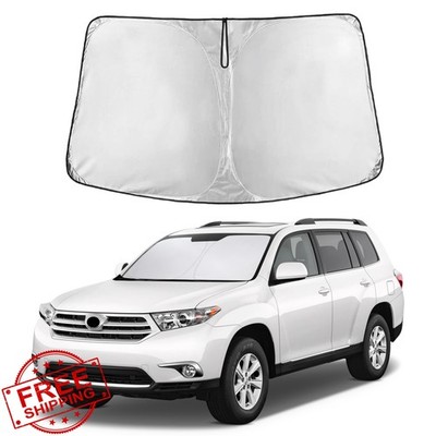 EcoNour Toyota Highlander 08-13 Custom Fit Windshield Sun Shade