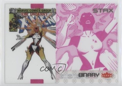 2018 Fleer Ultra Marvel X-Men Stax Middle Layer Binary #22B 0jp9