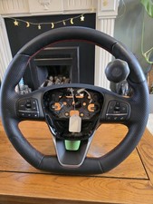 FORD PUMA MK2 ST LINE 2018-2023 STEERING WHEEL L1TJ3600EE1GW6 with red stitching