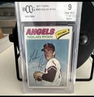 Topps 1977 Nolan Ryan #650 BCCG 9 Base Set Los Angeles Angels Baseball Card