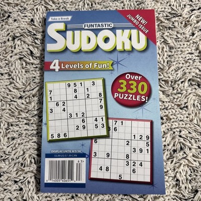 Take a Break Funtastic Sudoku 4 Level Of Fun Over 330 Puzzles August 2026