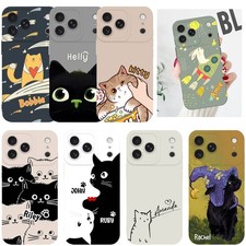 Unique Cats Personalised Cover For iPhone 16 14 Plus 15 17 Pro Air 13 Phone Case