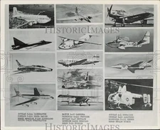 1965 Press Photo Westover AFB Military Planes, Chicopee, Massachusetts
