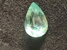 Paraiba Tourmaline From Mozambique Certified 1.67cts, deep Pearcut, NATURAL  Gem