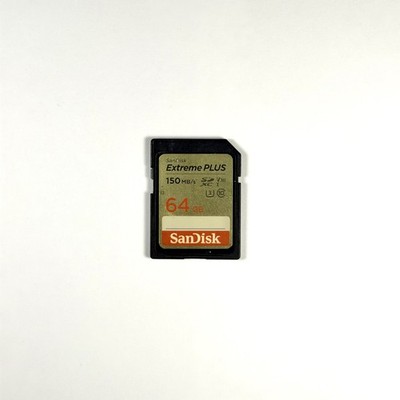SanDisk Extreme 64GB SD Class 10 SDXC Memory Card - SDSDXV6-064G-GNCIN