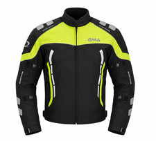 Neu Herren Motorradjacke Schwarz Grün Biker ...