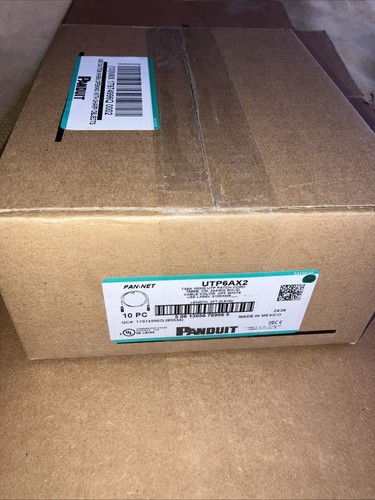 Panduit UTP6AX2 2Ft Off white 10gig UTP Patch Cord. 10-qty - Afbeelding 2 van 2