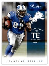 2012 Playoff Prestige - Brandon Pettigrew #62