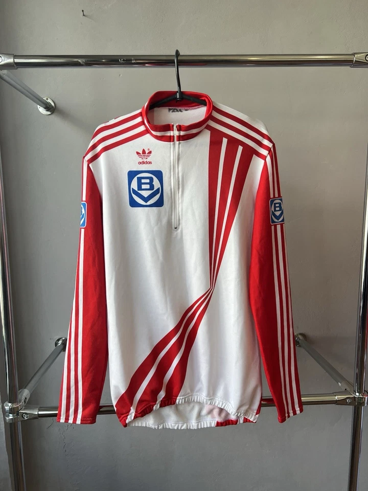1970/80’S VERY RARE ÖSTERREICH AUSTRIA TEAM ADIDAS CYCLING BIKE JACKET SIZE 3 - Image 2 of 4