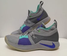 Nike Men's PG 2 Paul George Pure Platinum Basketball Gray Size 13.5 Shoes