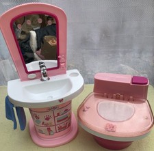 ZAPF BAB BORN TOILET & SINK UNIT LIGHTS & SOUNDS