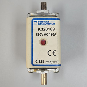 Ferraz Shawmut K320169 Protistor HRC Cartridge Fuse aR 690V AC 160A Indicator