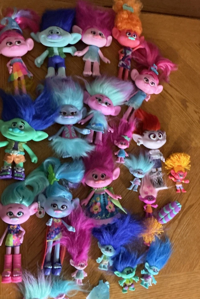 Gran Lote de Figuras de Big Troll Hasbro Dreamwork Película Foto 3 de 4