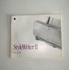 Vintage Macintosh Apple Stylewriter II User's Guide Printed in USA Booklet 90  s