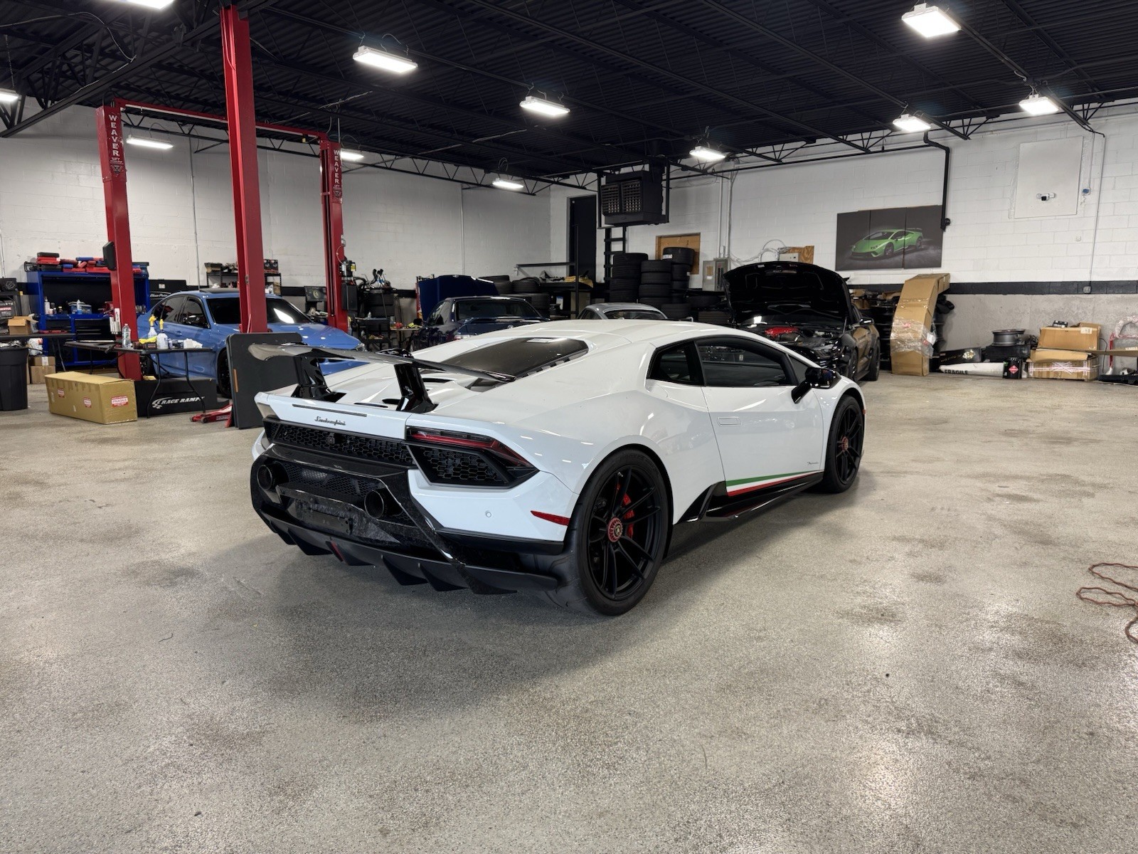 hre anrky 20/21 centerlock huracan lamborghini gloss black
