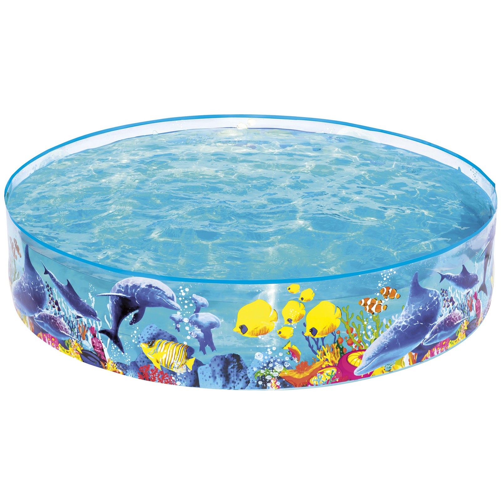 H2OGO! 6\' x 15" Odyssey Fill \'N Fun Plastic Kids Swimming Pool