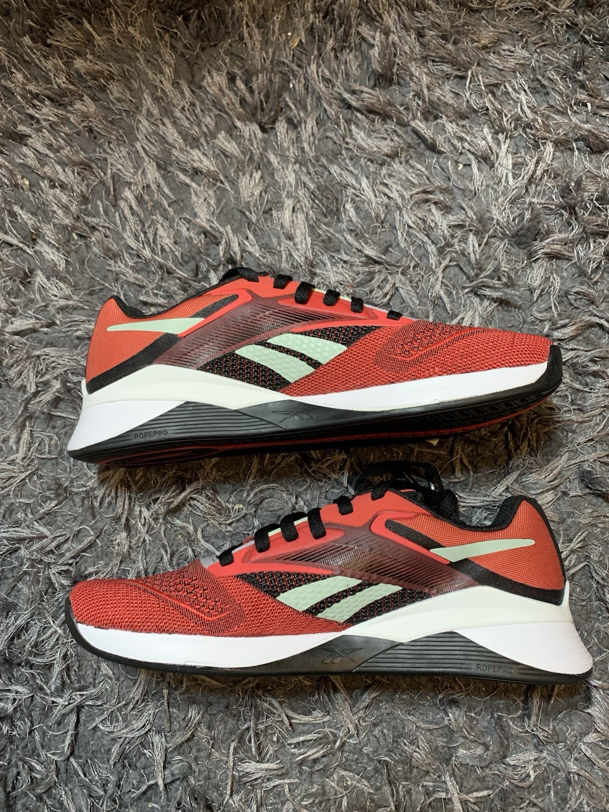 Reebok Nano X4 Justin Fields Cross Training Gym Shoes  Red Grey White Size 7.5 image 3