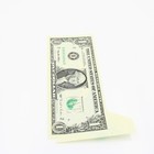 1995 Series $1 Federal Reserve Note Dramatic Butterfly Fold Error Miscut #C923-4 — photo 3