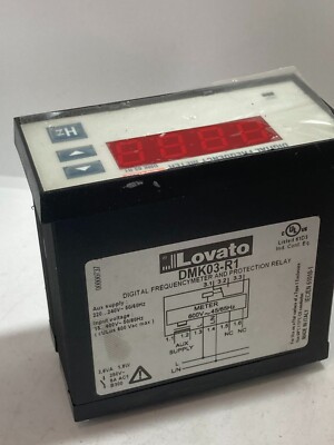 LOVATO DMK03-R1 DIGITAL FREQUENCY METER AND PROTECTION RELAY 220-240V NNB