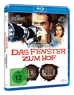 Das Fenster zum Hof (1954)[Blu-ray/Neu/OVP] Alfred Hitchcock, James Stewart, Gra