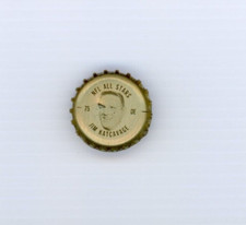 1964-1966 COKE BOTTLE CAP JIM KATCAVAGE NFL ALL-STARS COCA-COLA