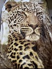 Shavel Tiger Face Blanket, Wall Hanging, 84” X 58” 100% Polyester Man Cave Den