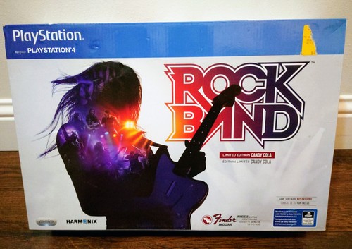 Guitare limitée Rock Band 4 Fender Jaguar rouge PlayStation 4 PS4 *NEUF* - Photo 1/9