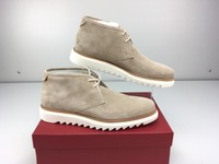 Salvatore Ferragamo Lagos Seppia Beige Buc Suede Chukka Boots Men's Size 11 D Salvatore Ferragamo Lagos Seppia Beige Buc Suede Chukka Boots Men's Size 11 D