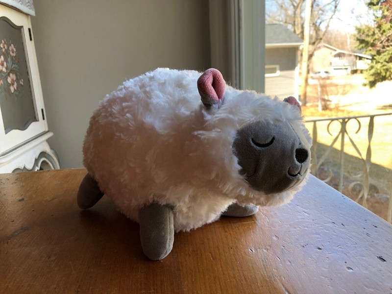 Hallmark Amazing Grace Singing Stuffed Animal 11" Hug To Make Lamb Sing
