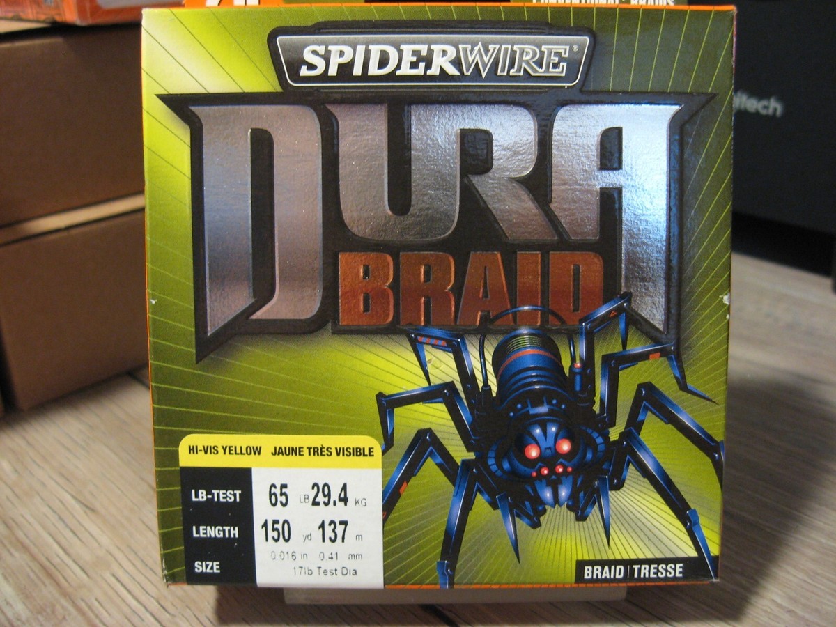 SpiderWire DURA BRAID Braided Fishing Line - 65 LB - 150 Yds