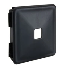 RecPro RV 4" Black Rubber Bumper Plug End Cap Cover (1 Pack)