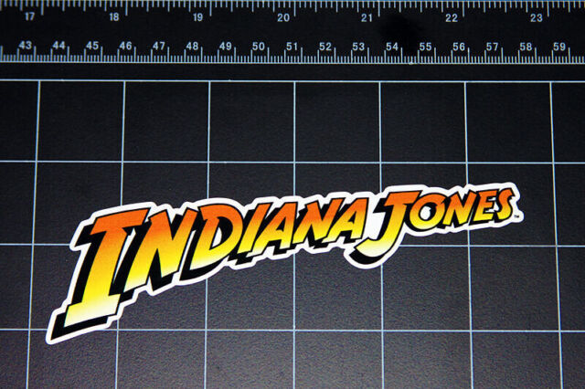 Indiana Jones movie logo decal sticker raiders lost ark temple doom last crusade