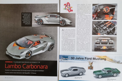 Lamborghini Sesto Elemento in 1-18 von Autoart....ein Modellbericht #1402f