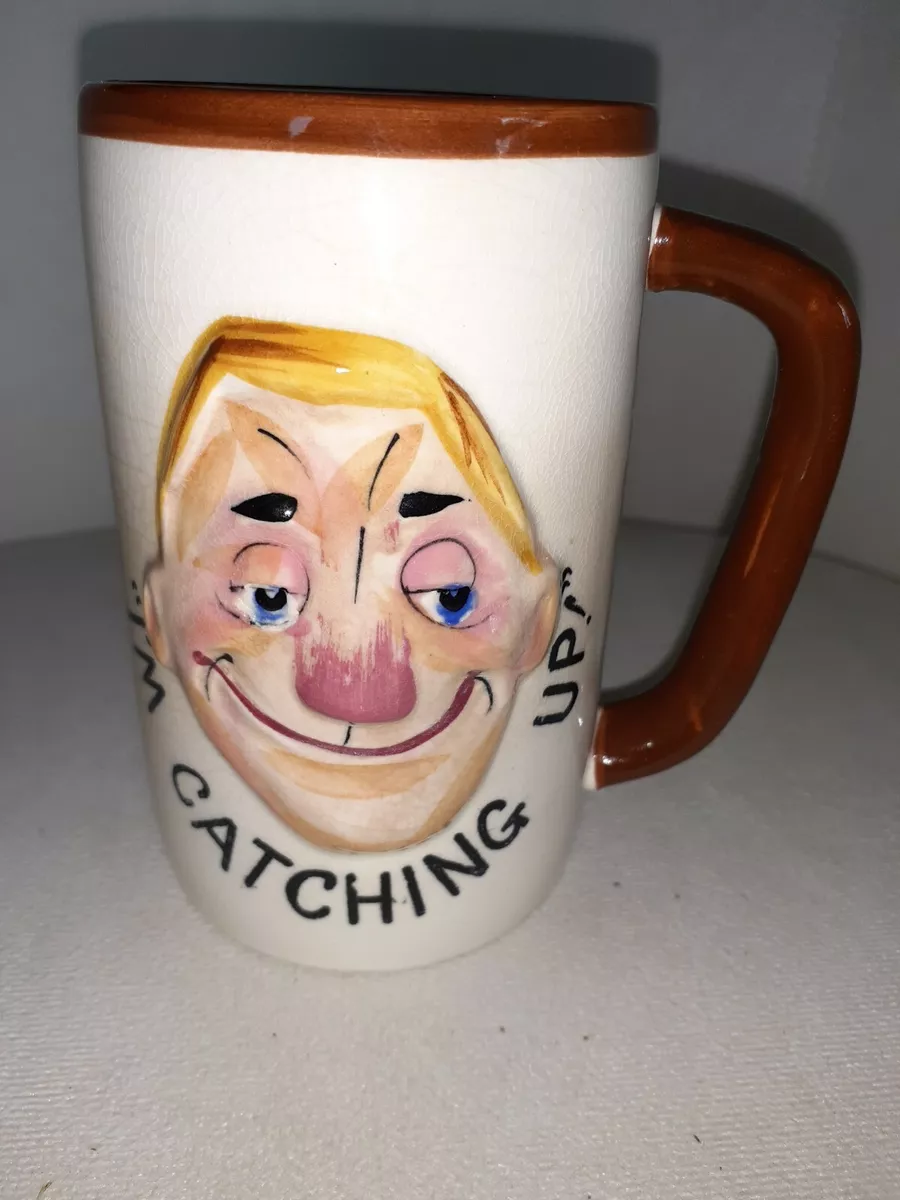 Happy Man's Face Coffee Mug