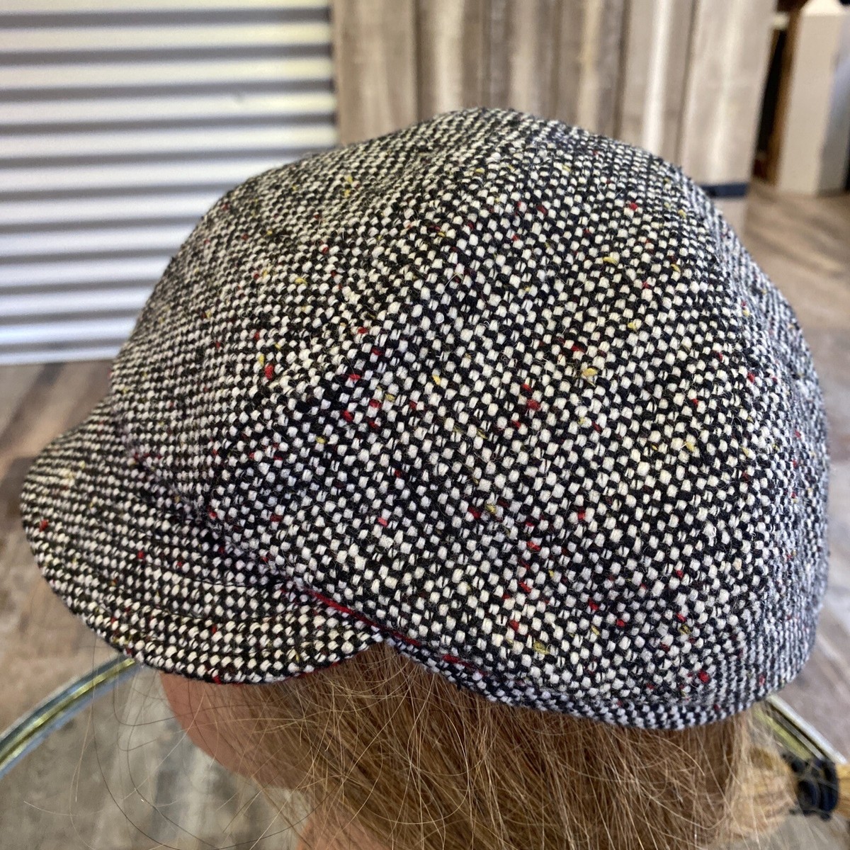 Scala Pronto Cabbie Newsboy Hat Black 100% Wool Fuzzy Driving Women\'s One Size Women Newsboy Hat Baker-Boy Style Visor Berets Gatsby Cabbie  main image 2