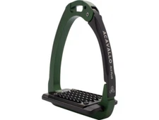 Acavallo Arena Aluplus 2.0 Safety Stirrups - Hunter Green/Black
