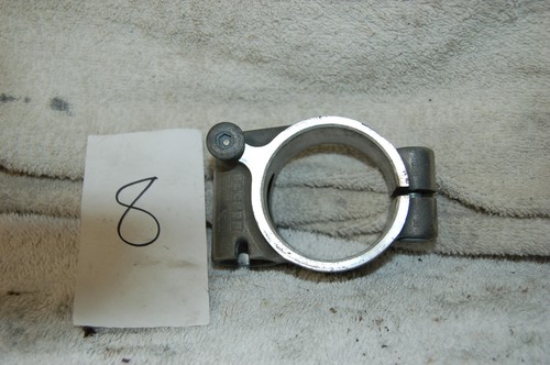 1994-1997 KAWASAKI ZX9R NINJA RIGHT CLIP-ON HANDLE BAR HOLDER- POLISHED ALUMINUM - Picture 2 of 6